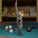 Undead Skeleton Spearman 004 - TytanTroll Miniatures - DnD - Fantasy- - Only-Games