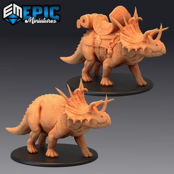 Triceratops Walking / Ancient Horned Dinosaur / Jurassic Mount - Only-Games