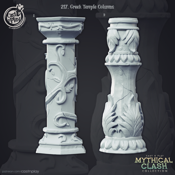 Greek Temple Columns - Only-Games