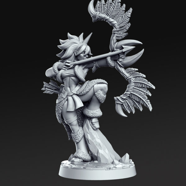 Kira - Unicorn girl hunter - 32mm - DnD - - Only-Games