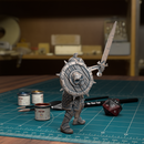 Undead Skeleton Swordsman 010 - TytanTroll Miniatures - DnD - Fantasy- - Only-Games