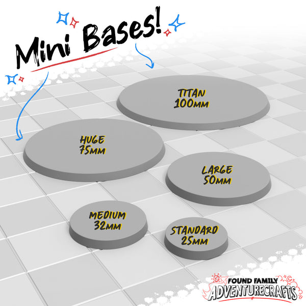 Standard Bases for Miniatures - Only-Games