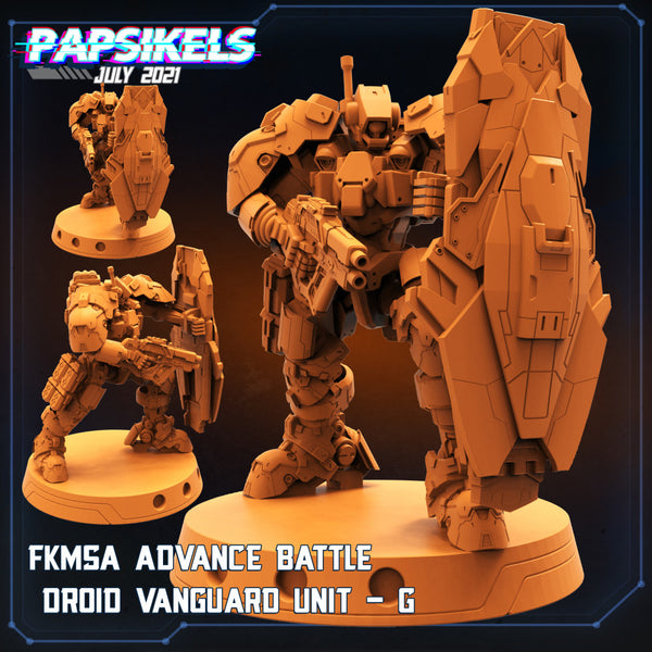 FKMSA ADVANCE BATTLE DROID ARMORED VANGUARD UNIT - G - Only-Games