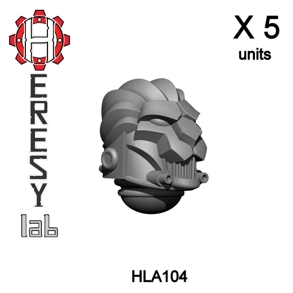 HLA106 - Heresylab - Space Marine Lion Helmet x 5 - Only-Games