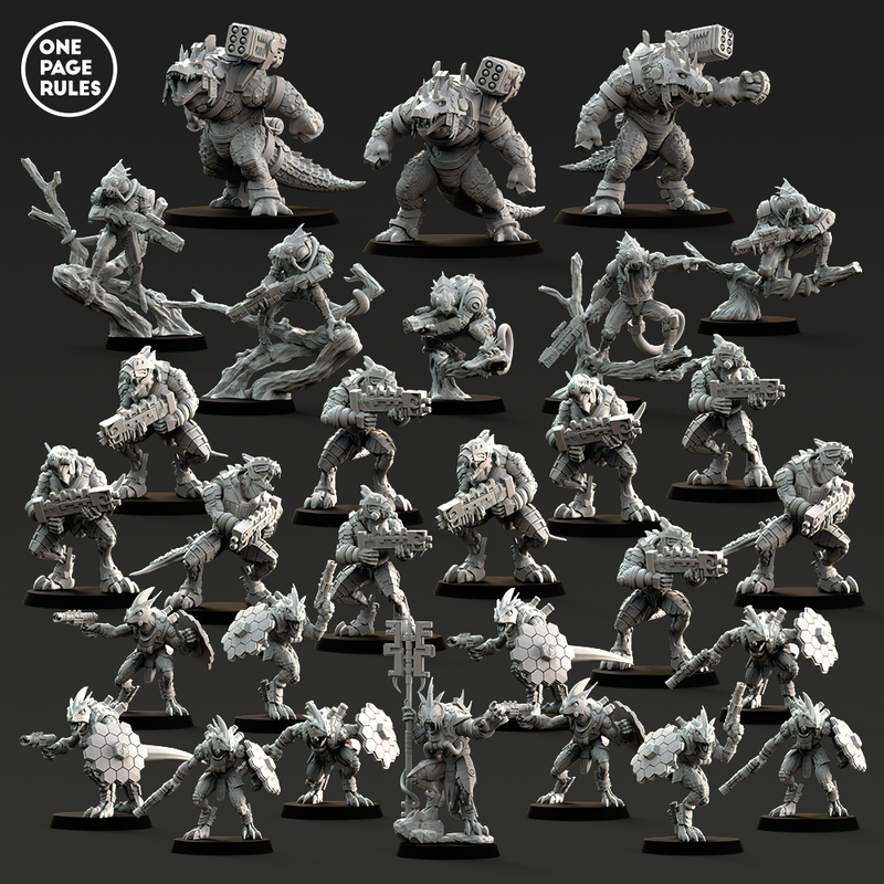 Saurian Starhost Army Starter (29 Models) - Only-Games