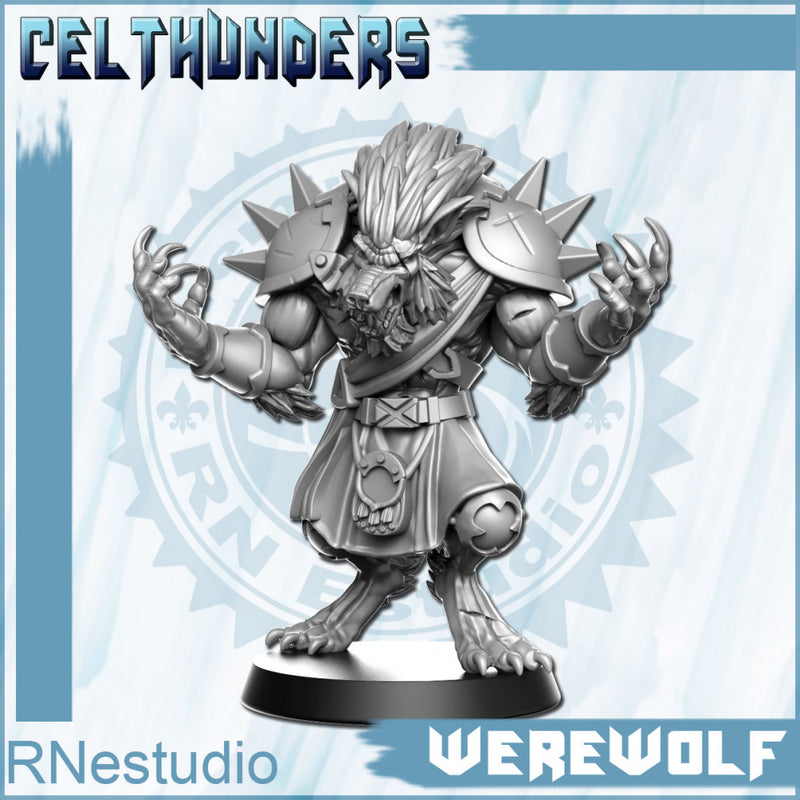 14 Werewolf Celthunders Fantasy Football 32mm - Only-Games