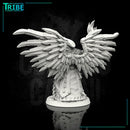 (0077) Male featherfolk birdman wizard with flame spell - Only-Games