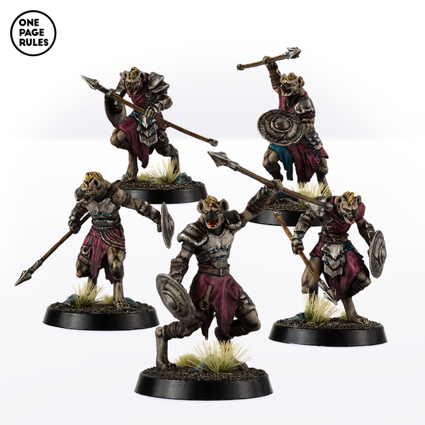 Beastmen Spear Hunters (5 Models) - Only-Games