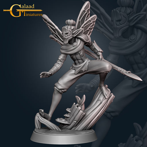 Wood Fairy Male with base - Only-Games