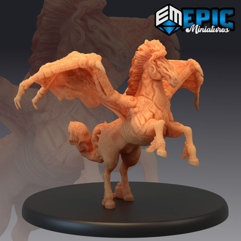 Catfolk Pegasus Rider / Epic Winged Horse / Flying Steed Mount - Only-Games