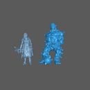 (L 0011) Male flash Golem - Monster of Frankenstein - Only-Games