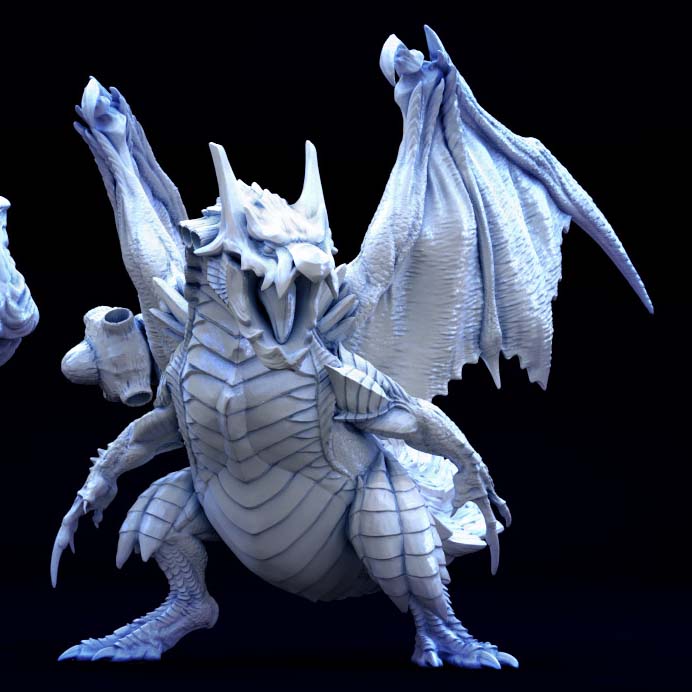 Colossal Inferno Drake (pose 2 of 2) - Only-Games