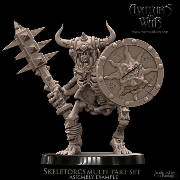 Skeleton Orcs multi-part set - Only-Games