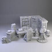 Librarian Reading Corner miniatures - Only-Games