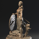 SHIELD-MAIDEN: VIKING FEMALE WARRIOR 75MM - Only-Games