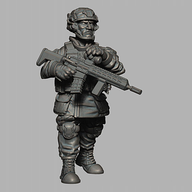 Ukrainian Modern Infantry (Male) - Puddle Bases - Only-Games