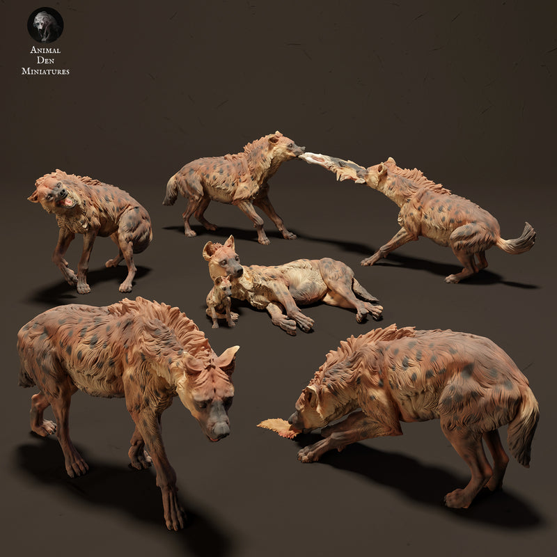 Spotted Hyena Pack 1/20 - Only-Games