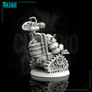 (0101) Male post-apocalyptic sci-fi leader with wheelchair and cannon - Only-Games