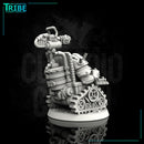 (0101) Male post-apocalyptic sci-fi leader with wheelchair and cannon - Only-Games