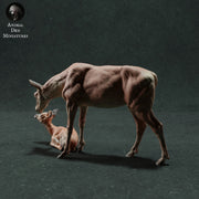 Red Deer Hind and Fawn 1:32 - Only-Games