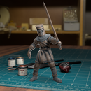 Black Knight 03 - TytanTroll Miniatures - DnD - Fantasy - Only-Games