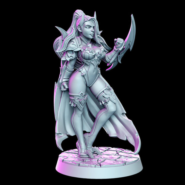 Elena- Female Assassin- 32mm - DnD - Only-Games