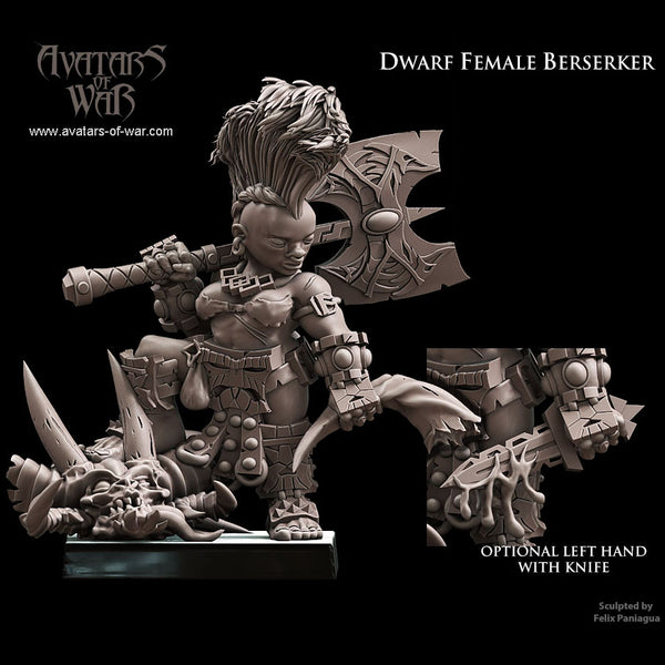 Dwarf Female Berserker - Only-Games