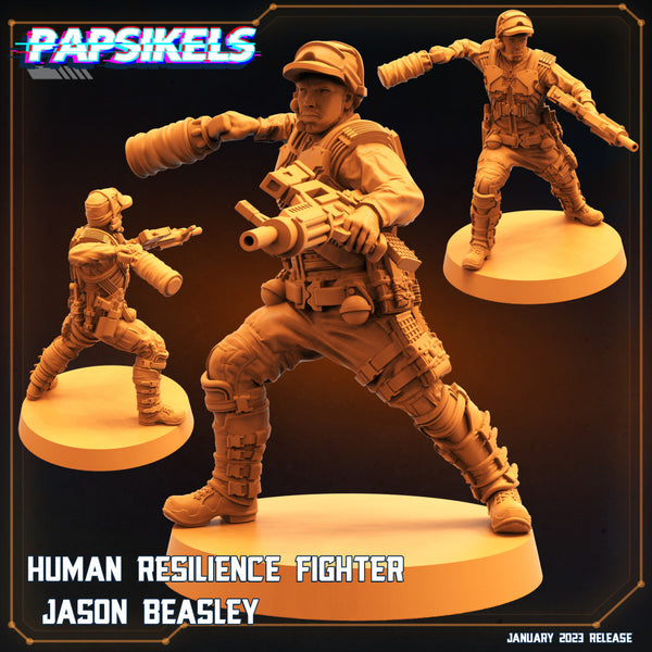 HUMAN RESILIENCE FIGHTER JASON BEASLEY - Only-Games