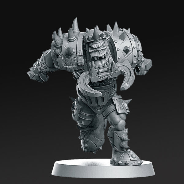 010 Orc Blitzer Fantasy Football 32mm - Only-Games