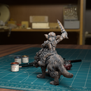 Wolf Rider 02 - TytanTroll Miniatures - DnD - Fantasy - Only-Games