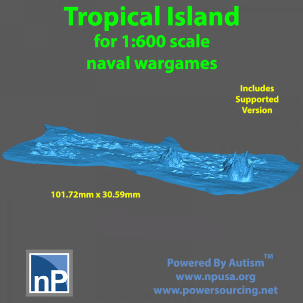 1/600 scale Tropical Island 02 - Only-Games