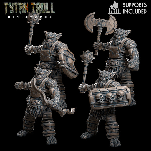 Bug Bear Bundle - TytanTroll Miniatures - DnD - Fantasy - Only-Games