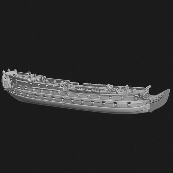 Spanish 64-gun Ship-of-the-Line (64 guns), - Only-Games