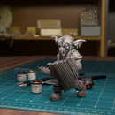 Goblin Dagger And Shield 02 - TytanTroll Miniatures - DnD - Fantasy - Only-Games