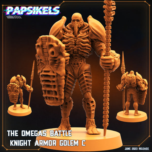 THE OMEGAS - BATTLE KNIGHT ARMOR GOLEM C - Only-Games