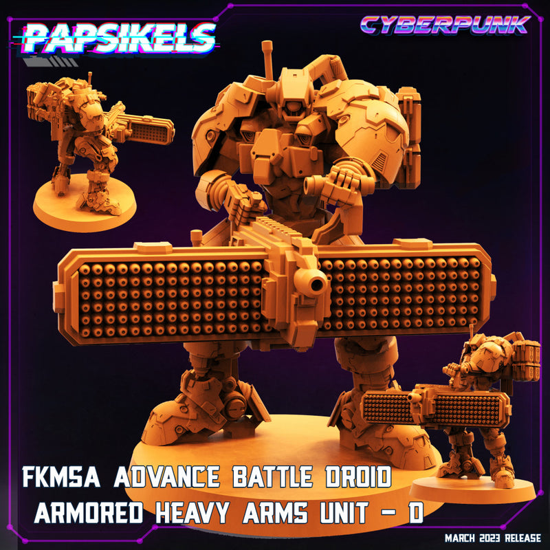 FKMSA ADVANCE BATTLE DROID ARMORED HEAVYARMS UNIT - D - Only-Games