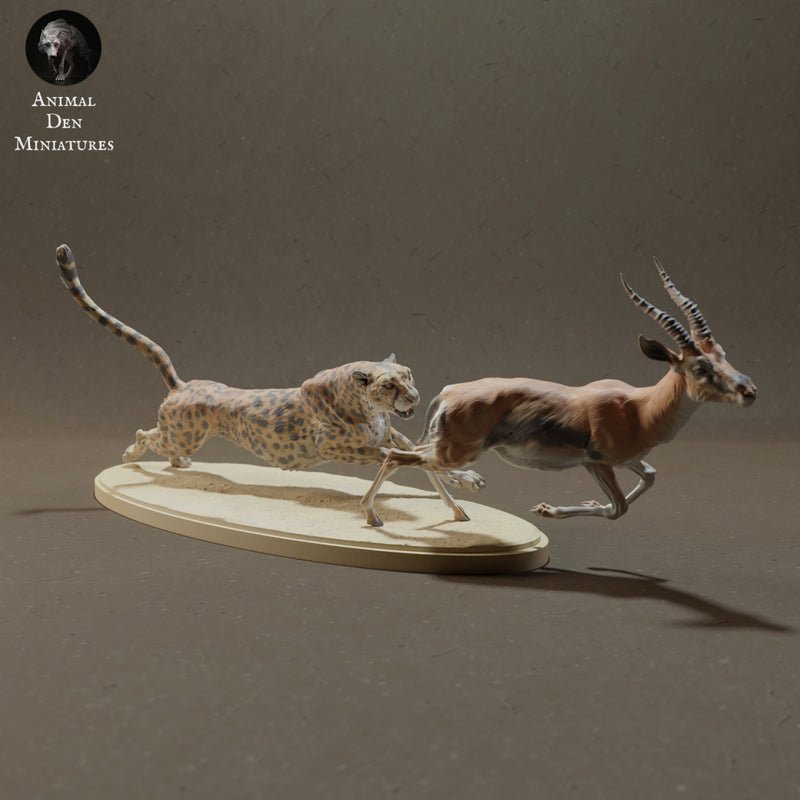 Cheetah Hunting Thomson's Gazelle 1/35 - Only-Games