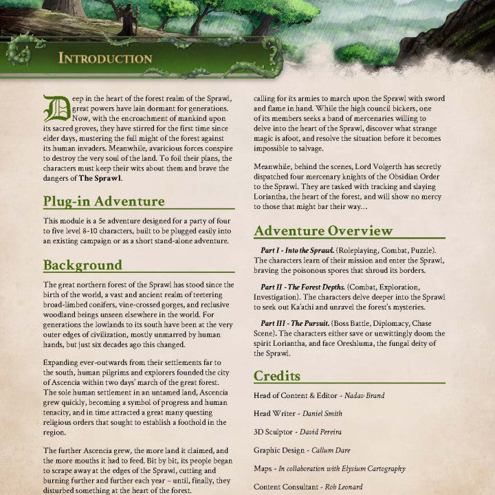 The Sprawl - 5e Adventure Booklet - Only-Games