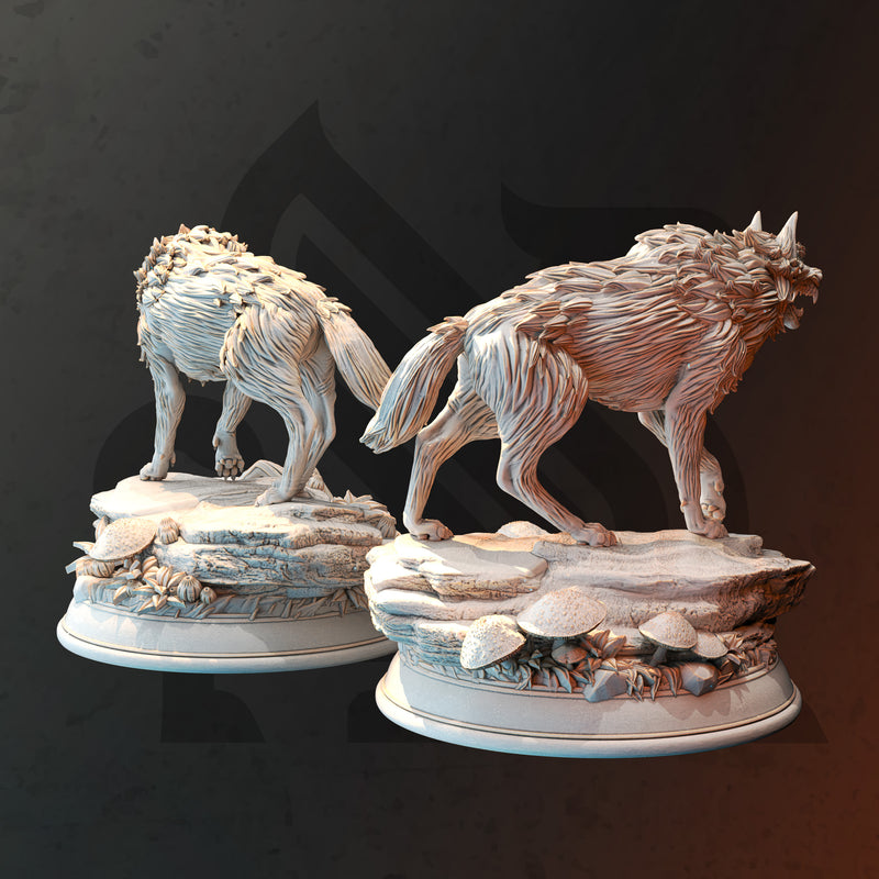 Pair of Northern Direwolves - Only-Games