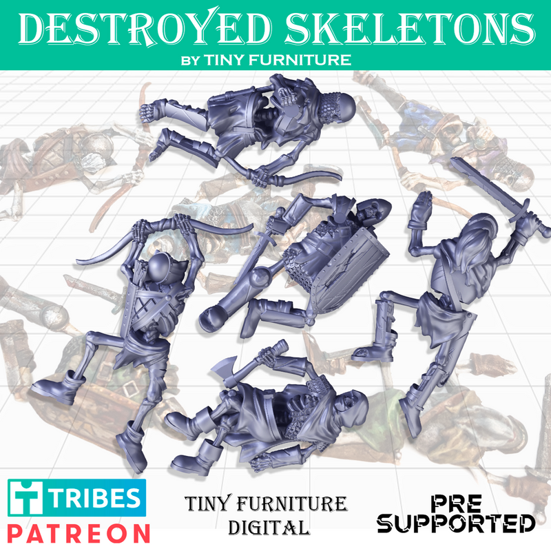 Destroyed Skeletons (Harvest of War) - Only-Games