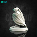 (0156) Male halfling hobbit rogue thief assassin with cape and knives - Only-Games