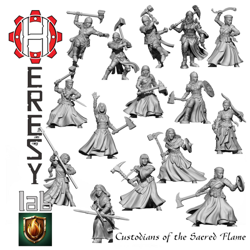 ABS004 - Custodians of the Sacred Flame Warband - Only-Games