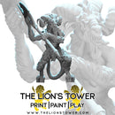 Infernal Goatmen (Set of 5 x 32mm scale presupported miniatures) - Only-Games