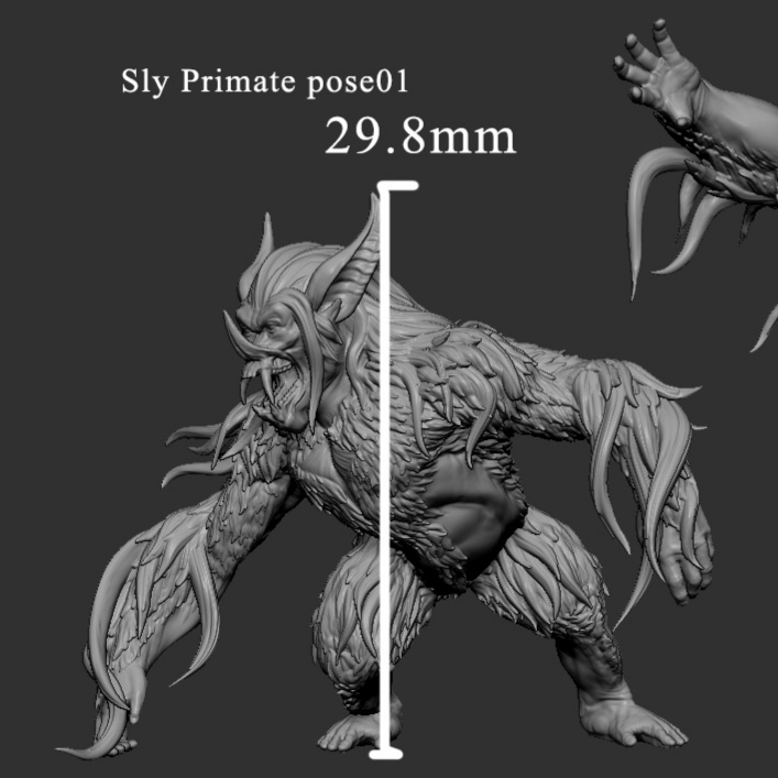 Sly Primate (Pose 1 of 2) - Only-Games