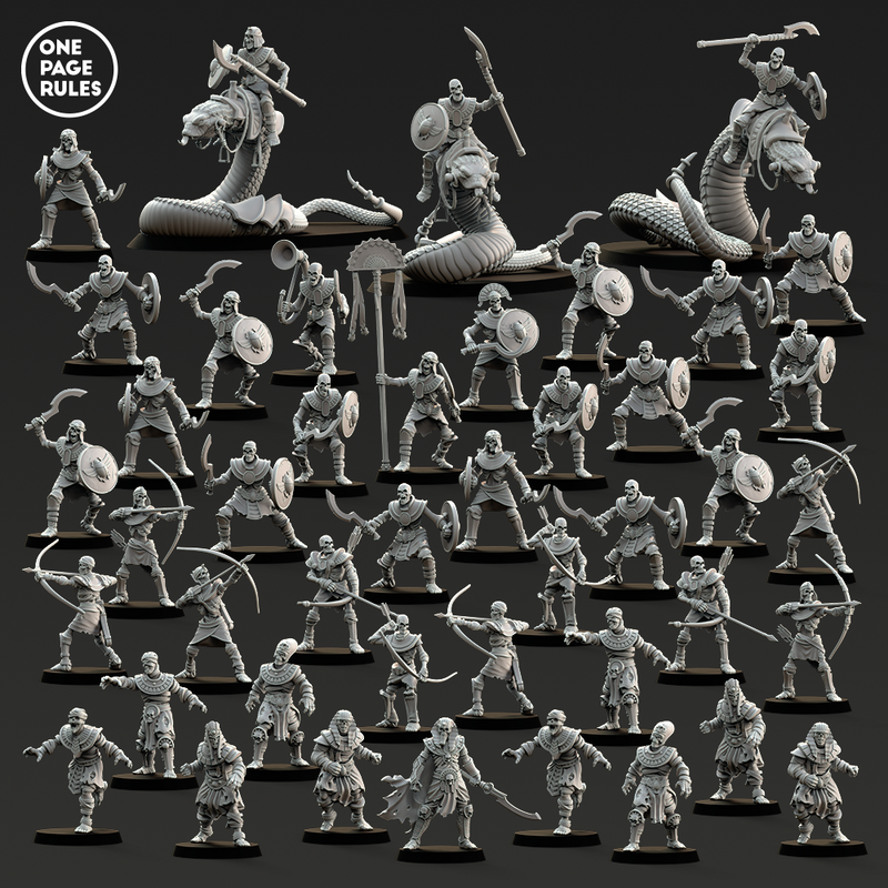 Mummified Undead Army Starter (39 Models) - Only-Games