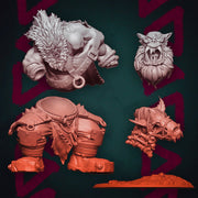 Modular Orc Monster Hunters x5 - Kit A (Elite Size) - Only-Games