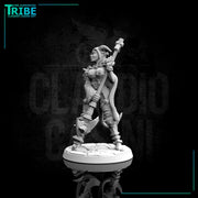 (0057) Female vampire succubus human elf tiefling warrior with scythe - Only-Games
