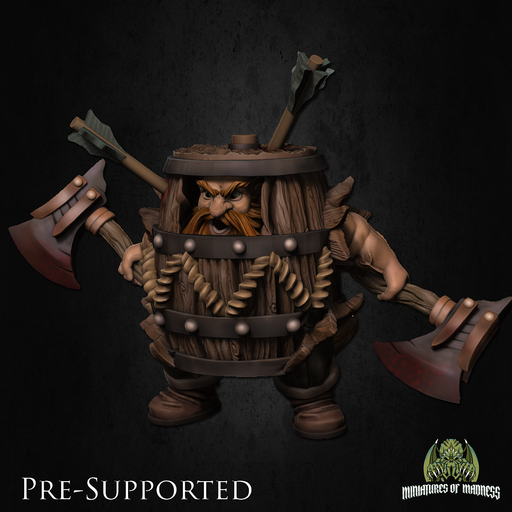 Klaus The Barrel [PRE-COLORED] 32mm Scale - Only-Games