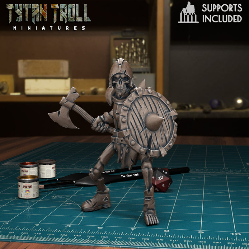 Skeleton Warrior 04 - TytanTroll Miniatures - DnD - Fantasy - Only-Games