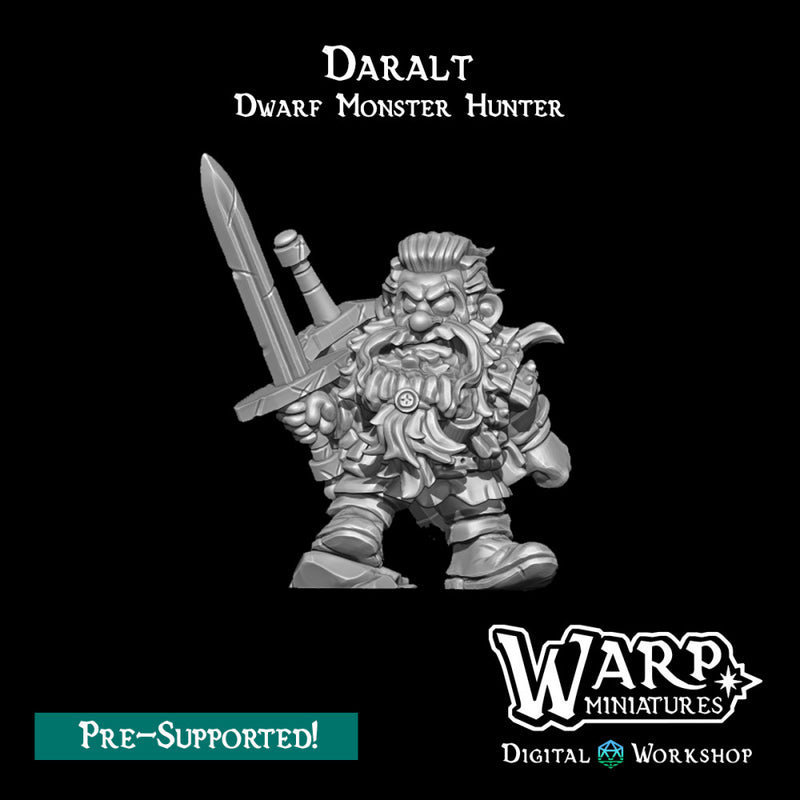 Daralt the Dwarf Monster Hunter - Only-Games